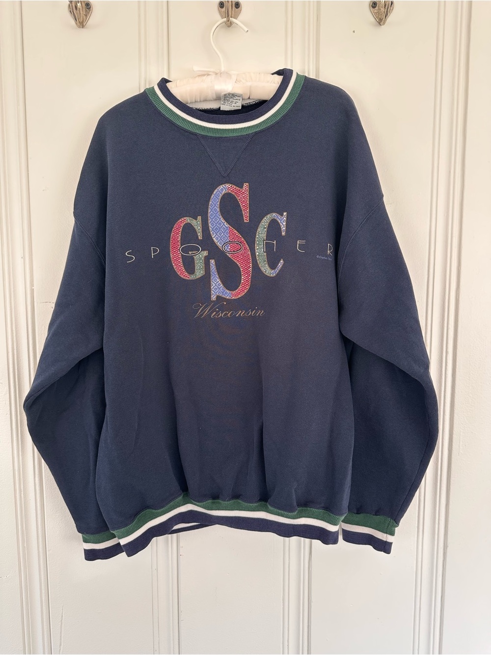 Vintage Spooner Wisconsin Crewneck Sweatshirt
